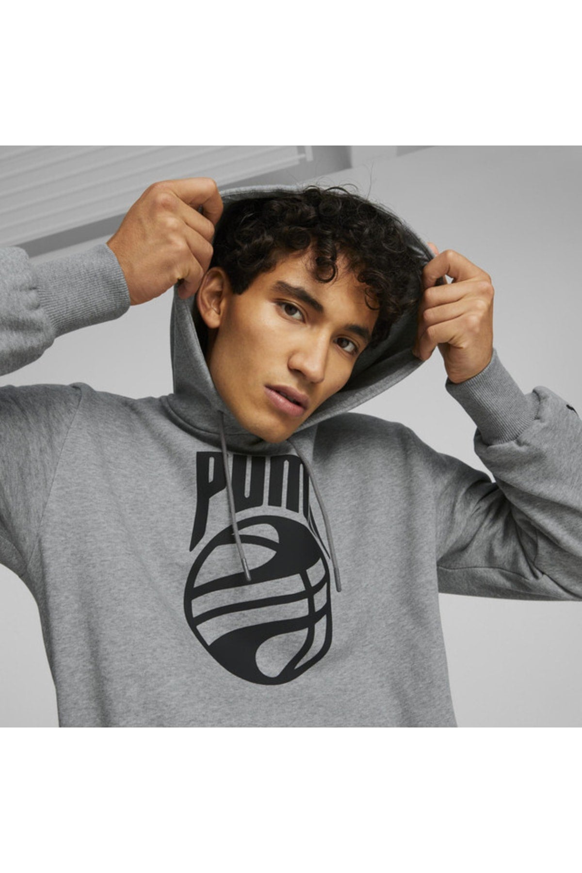 هودي Puma لون رمادي