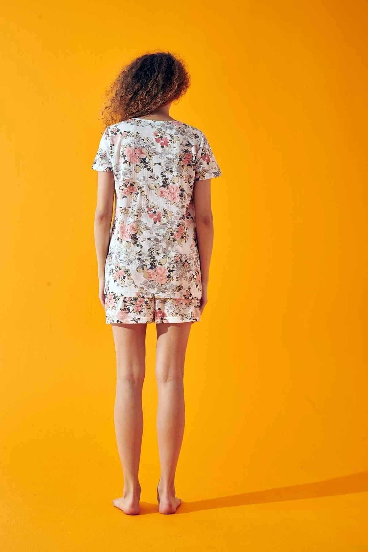 طقم بيجاما Siyah İnci لون زهري