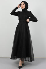 فستان سهرة giz astore لون أسود
