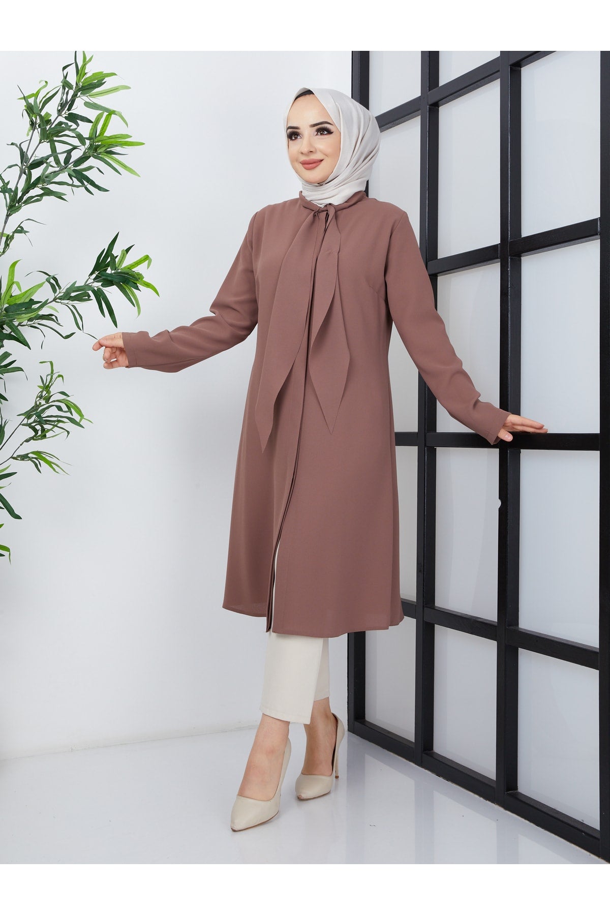 تونيك BELLİNA لون بني
