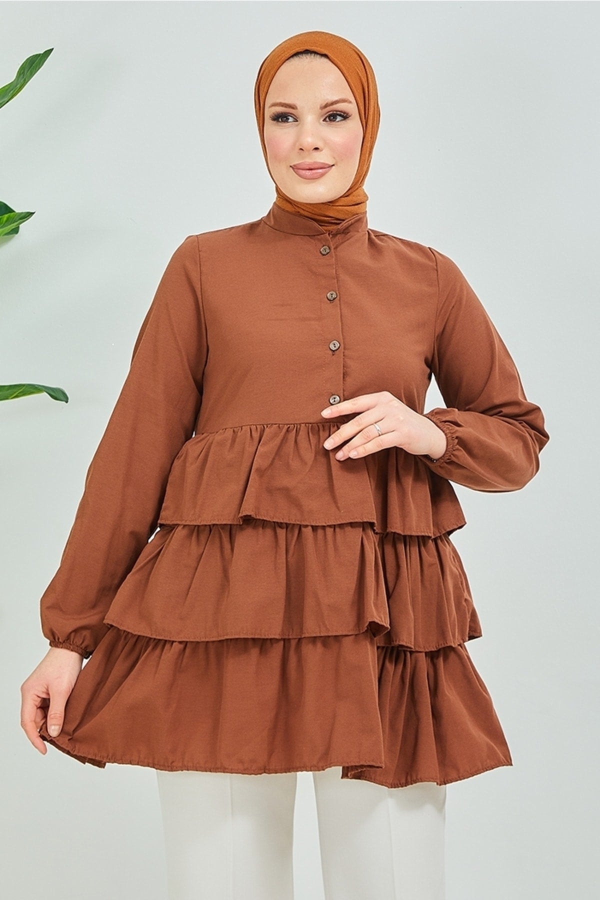 تونيك Bestenur لون بني