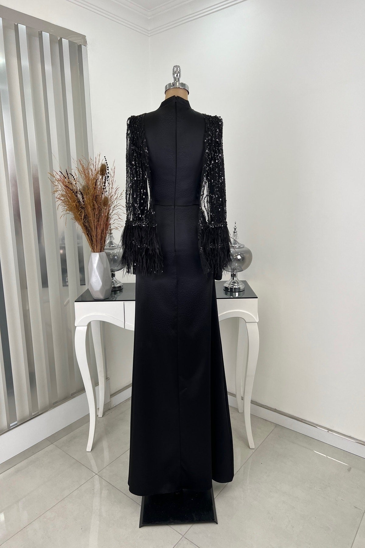 فستان سهرة Rana Zenn لون أسود