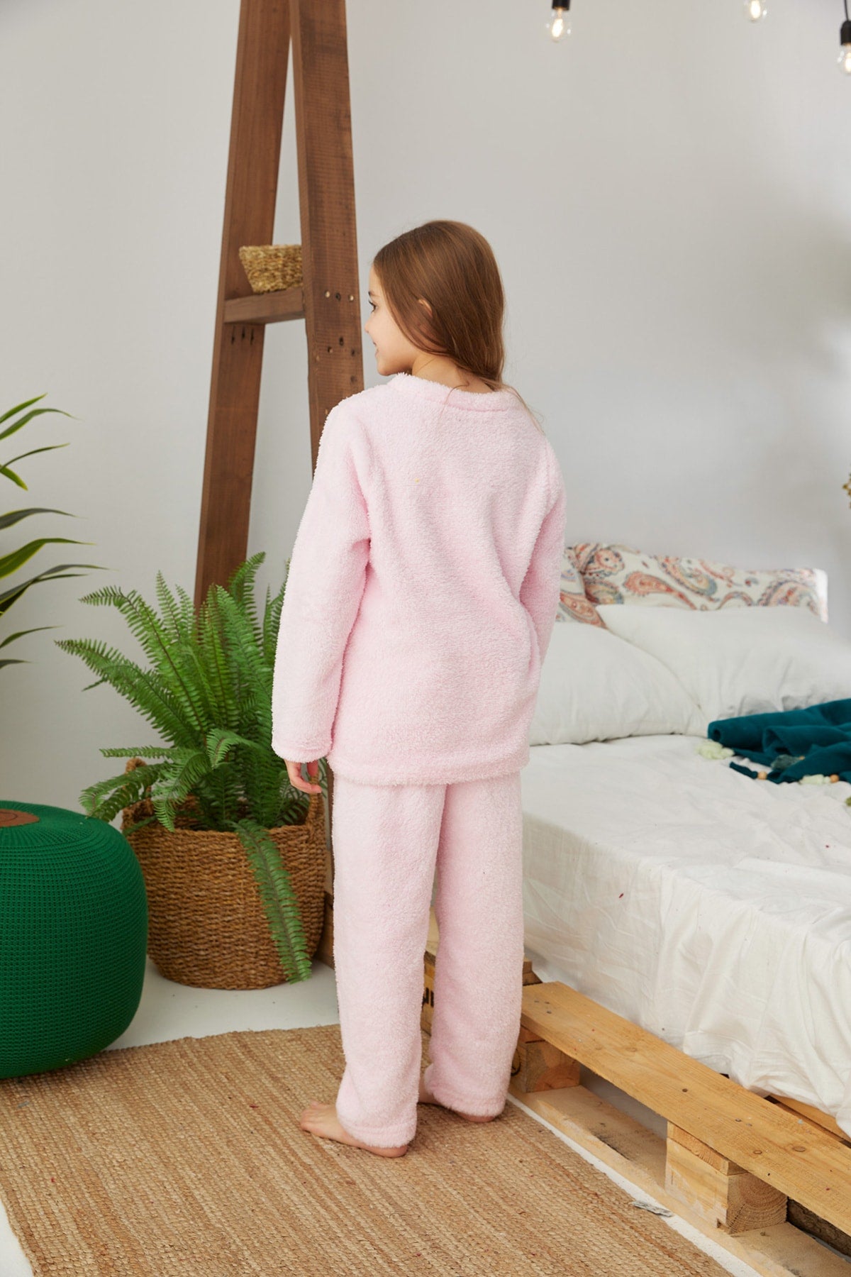 طقم بيجاما Siyah İnci لون زهري