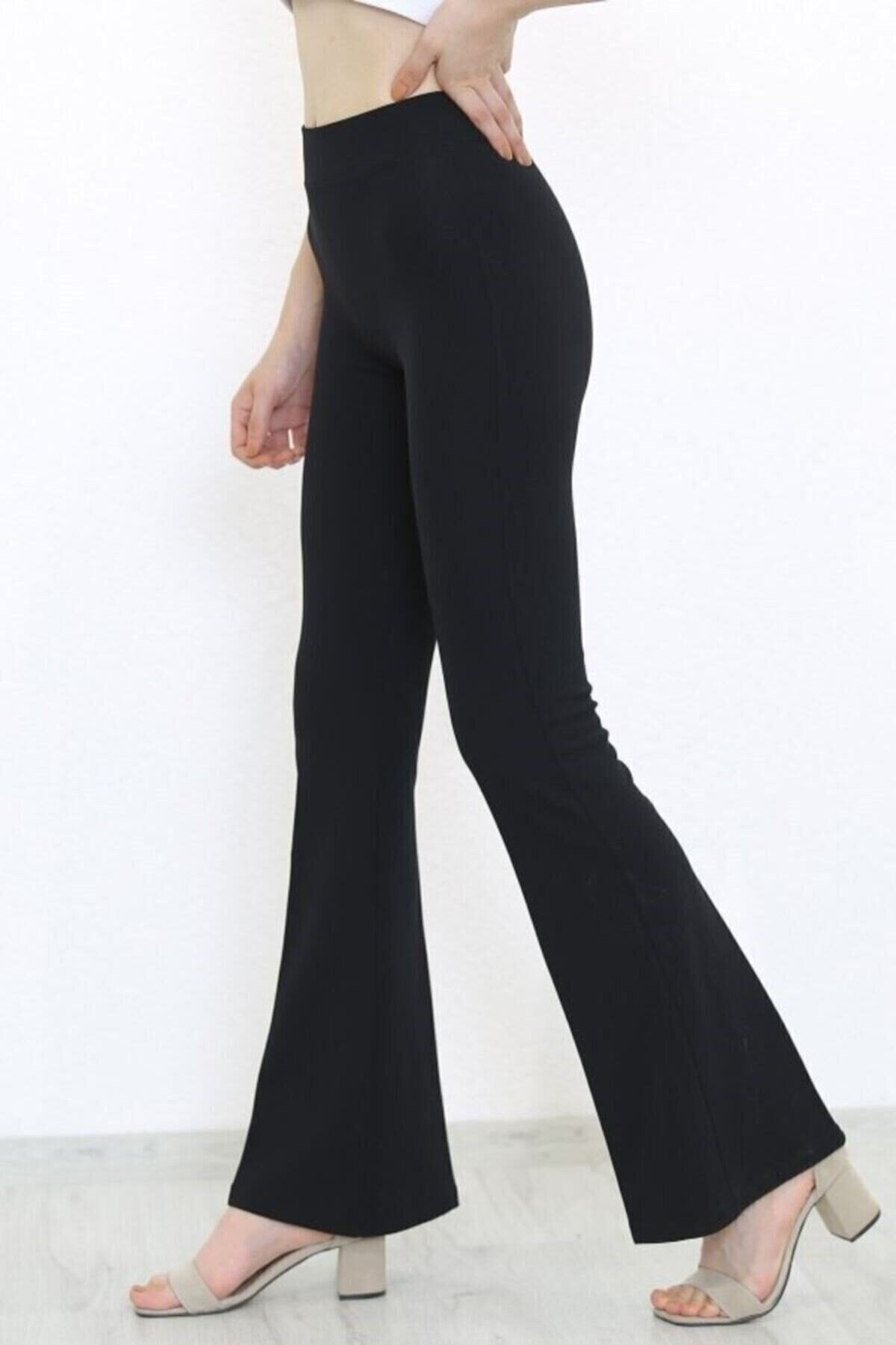 بنطال مقاس كبير Maxi İdol لون أسود