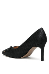حذاء كلاسيكي بكعب Nine West لون أسود