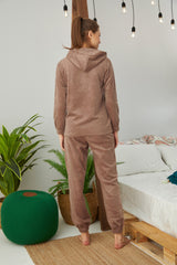 طقم بيجاما Siyah İnci لون بني