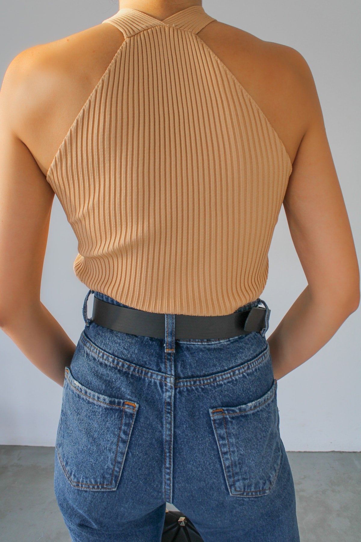 بلوزة Fav Style لون بيج