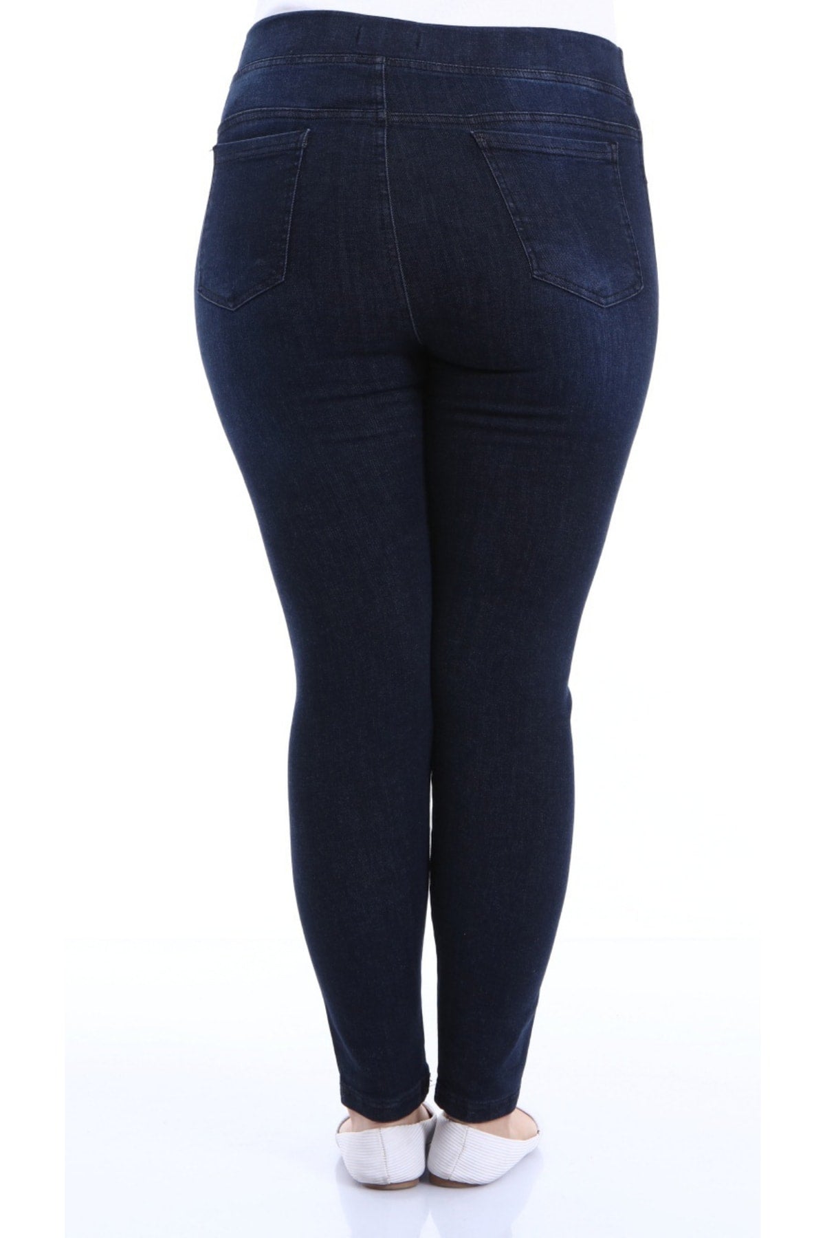 بنطال مقاس كبير AZEM لون أزرق غامق