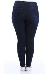 بنطال مقاس كبير AZEM لون أزرق غامق