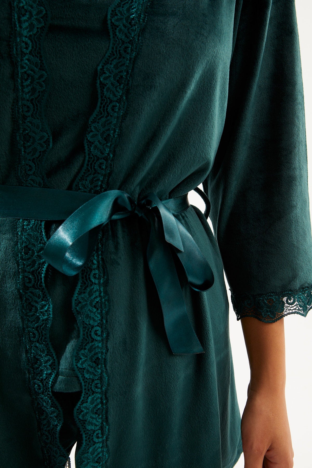 طقم بيجاما Ecrou لون أخضر