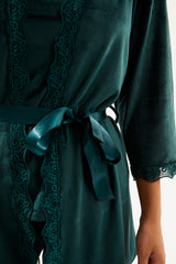 طقم بيجاما Ecrou لون أخضر