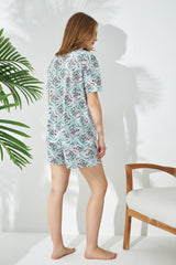 طقم بيجاما Siyah İnci لون أخضر