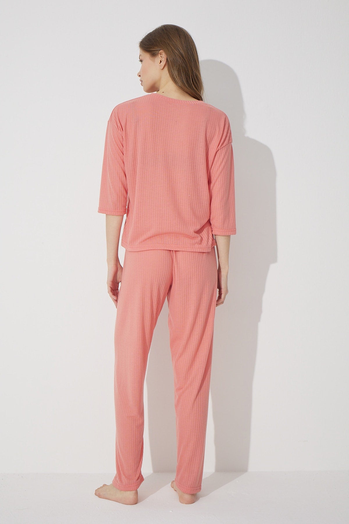 طقم بيجاما Siyah İnci لون زهري