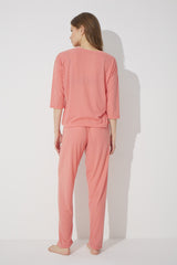 طقم بيجاما Siyah İnci لون زهري