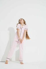 طقم بيجاما Siyah İnci لون زهري