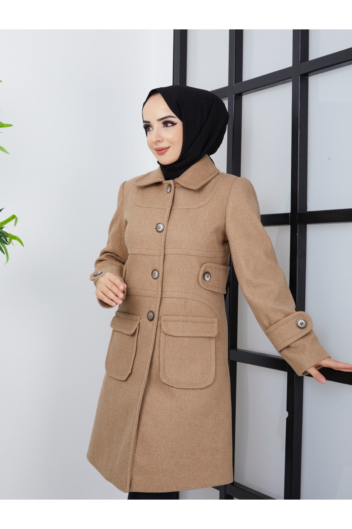 معطف BELLİNA لون بيج
