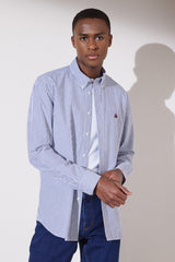 قميص BROOKS BROTHERS لون أزرق غامق