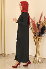 فستان Fashion Showcase لون أسود