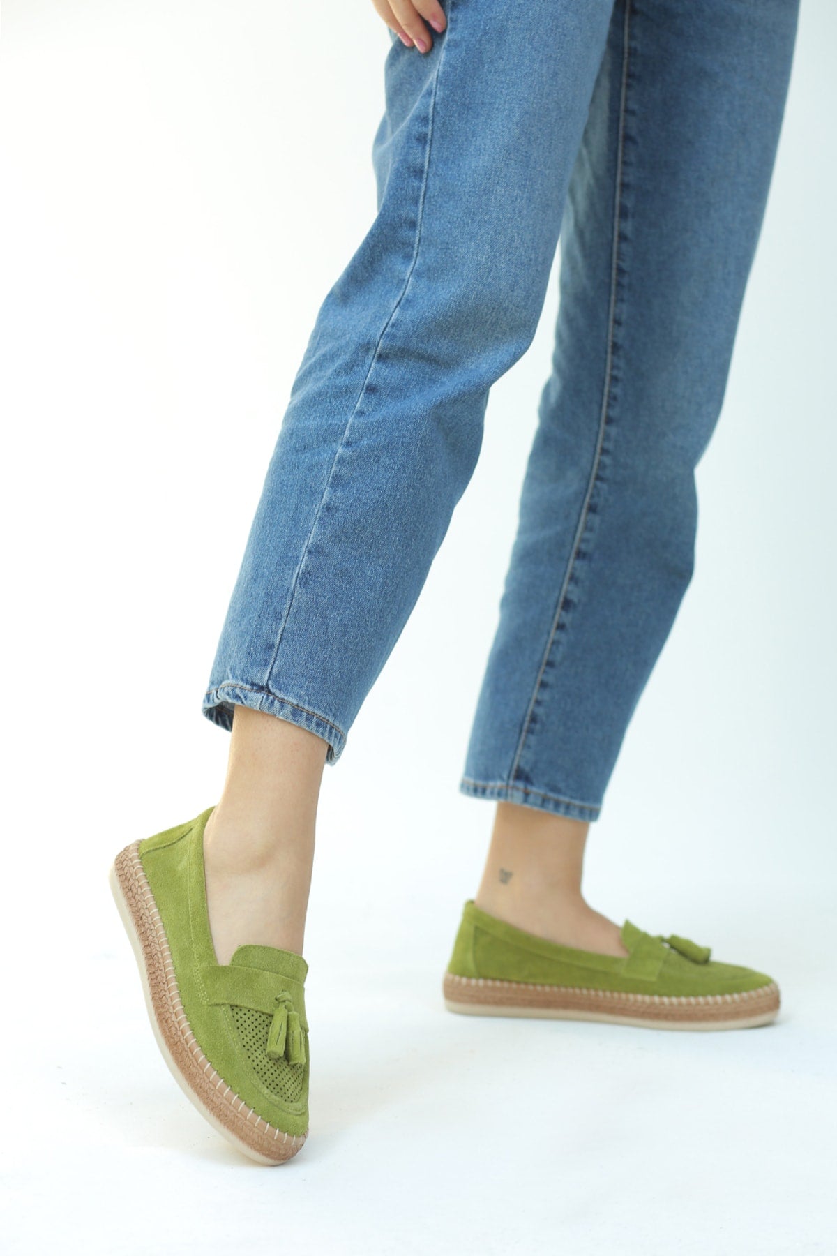 باليرينا ELİT SHOES لون أخضر