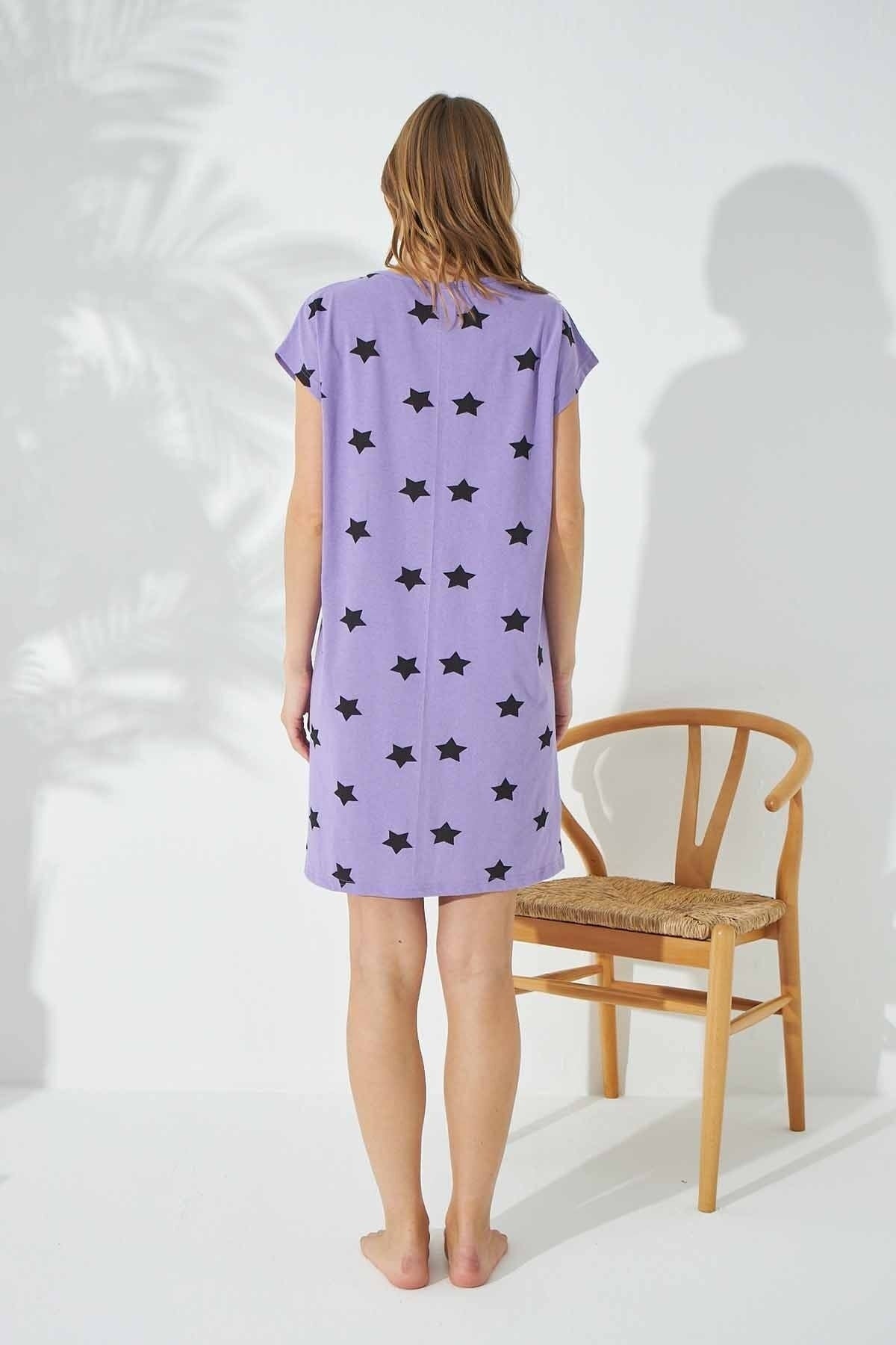 قميص النوم Siyah İnci لون بنفسجي