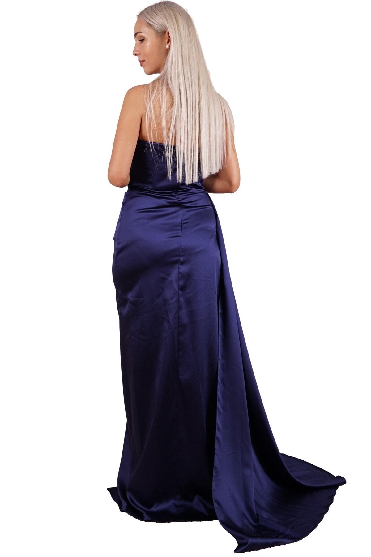 فستان سهرة SpringStore لون أزرق غامق