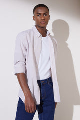 قميص BROOKS BROTHERS لون بيج