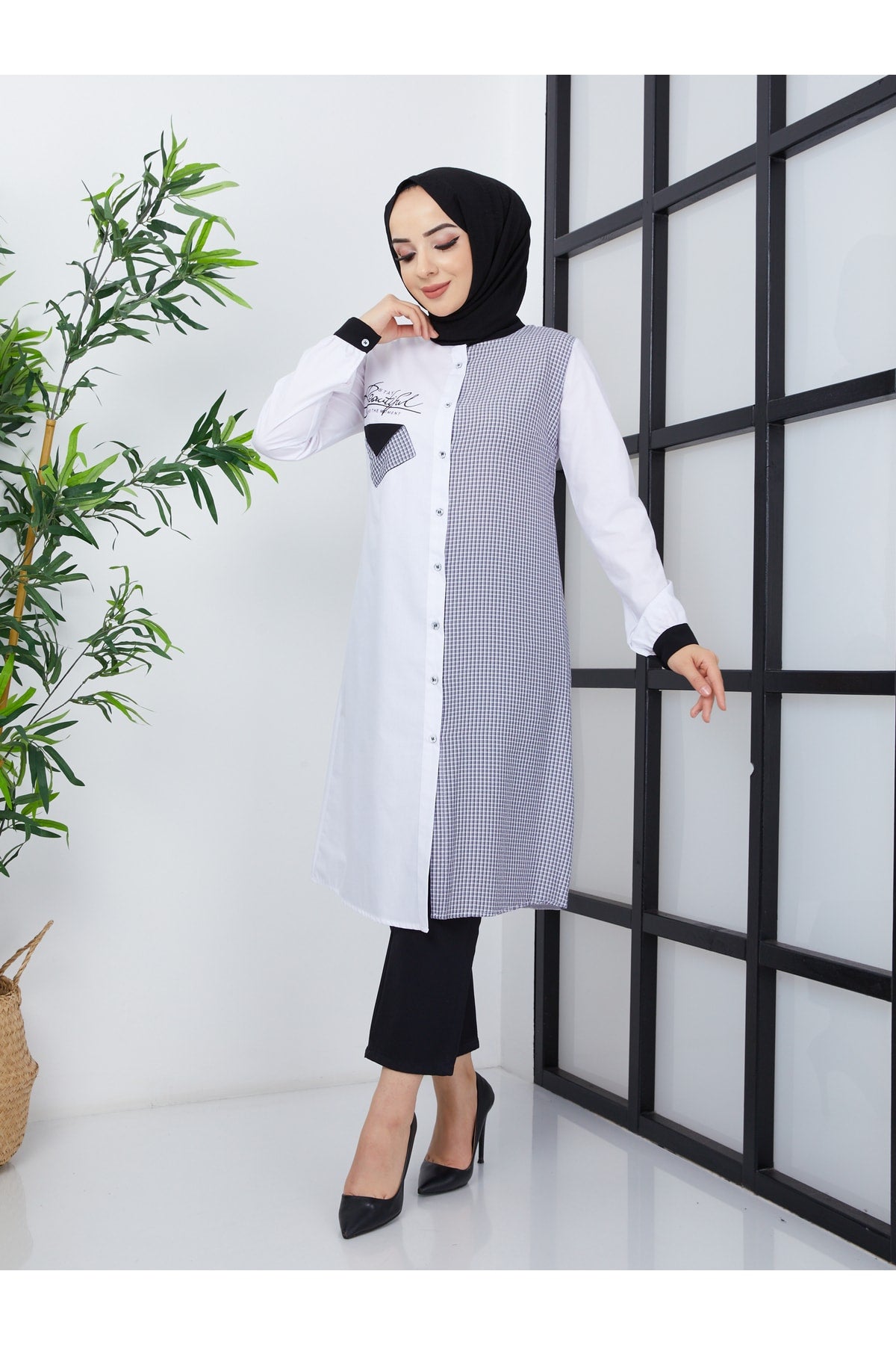 تونيك BELLİNA لون أبيض