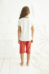 طقم بيجاما Siyah İnci لون أزرق غامق