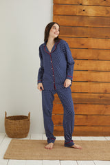 طقم بيجاما Siyah İnci لون أزرق