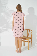 قميص النوم Siyah İnci لون زهري