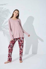 طقم بيجاما Siyah İnci لون أبيض