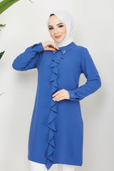 تونيك BELLİNA لون أزرق غامق