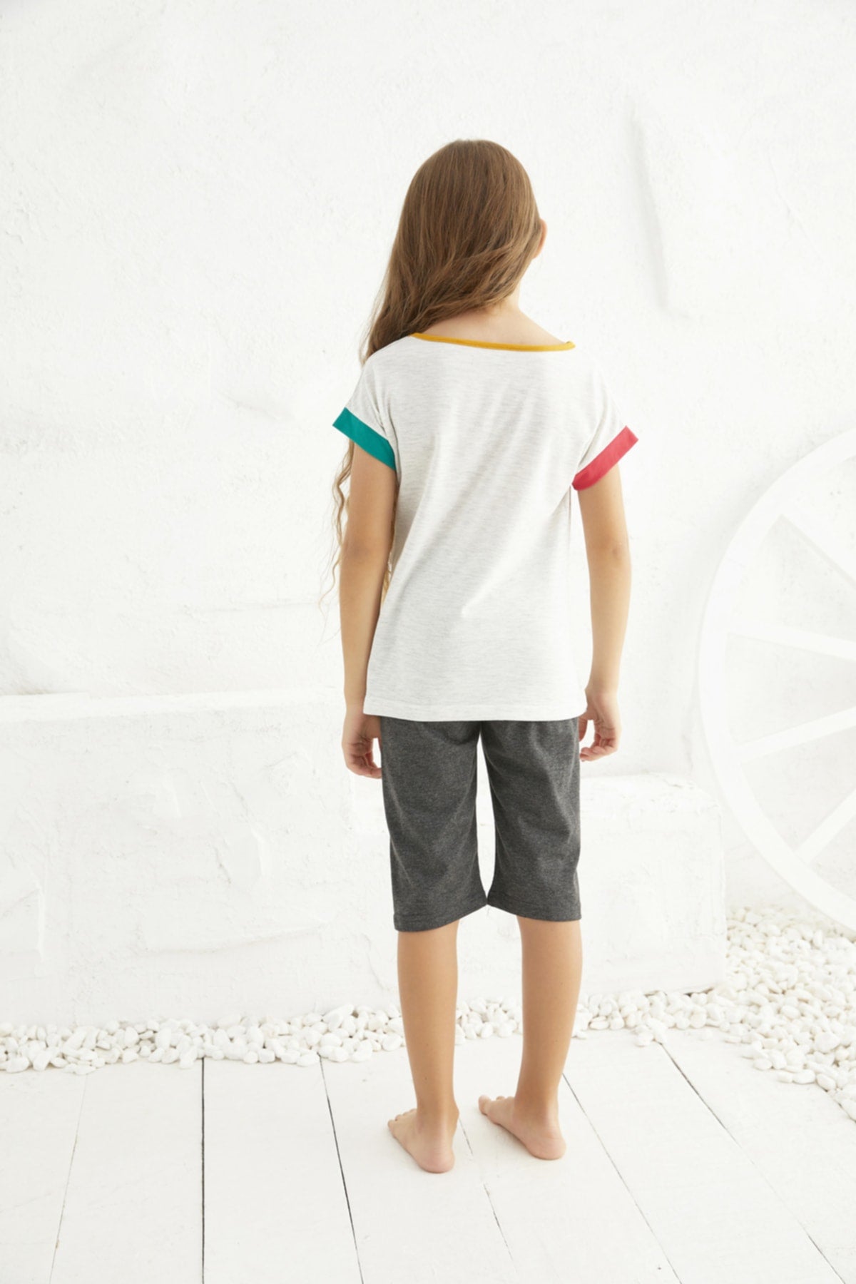 طقم بيجاما Siyah İnci لون رمادي