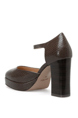 ملء الأحذية ذات الكعب Nine West لون بني