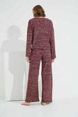 طقم بيجاما Siyah İnci لون بوردو