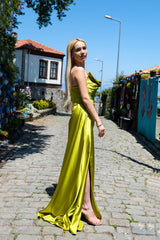 فستان سهرة SpringStore لون أخضر