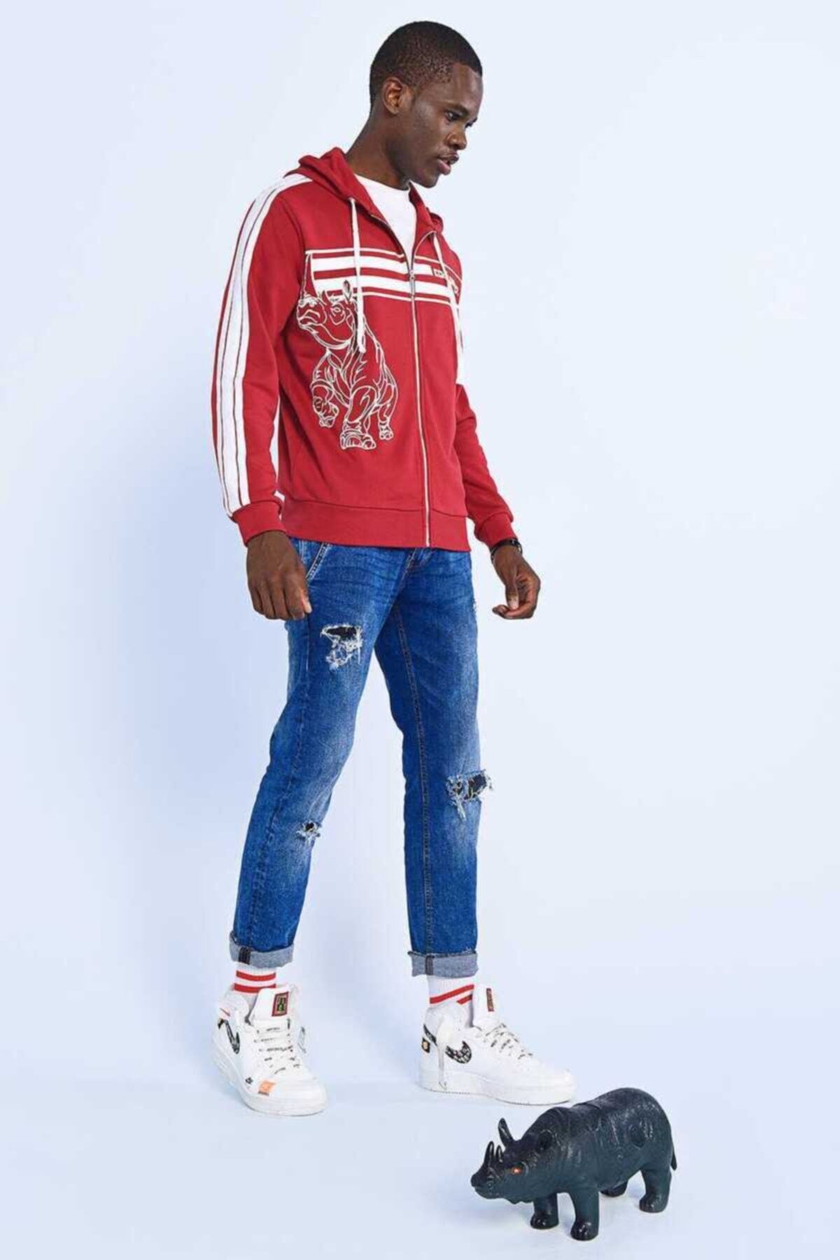 هودي Ecko Unltd لون أحمر