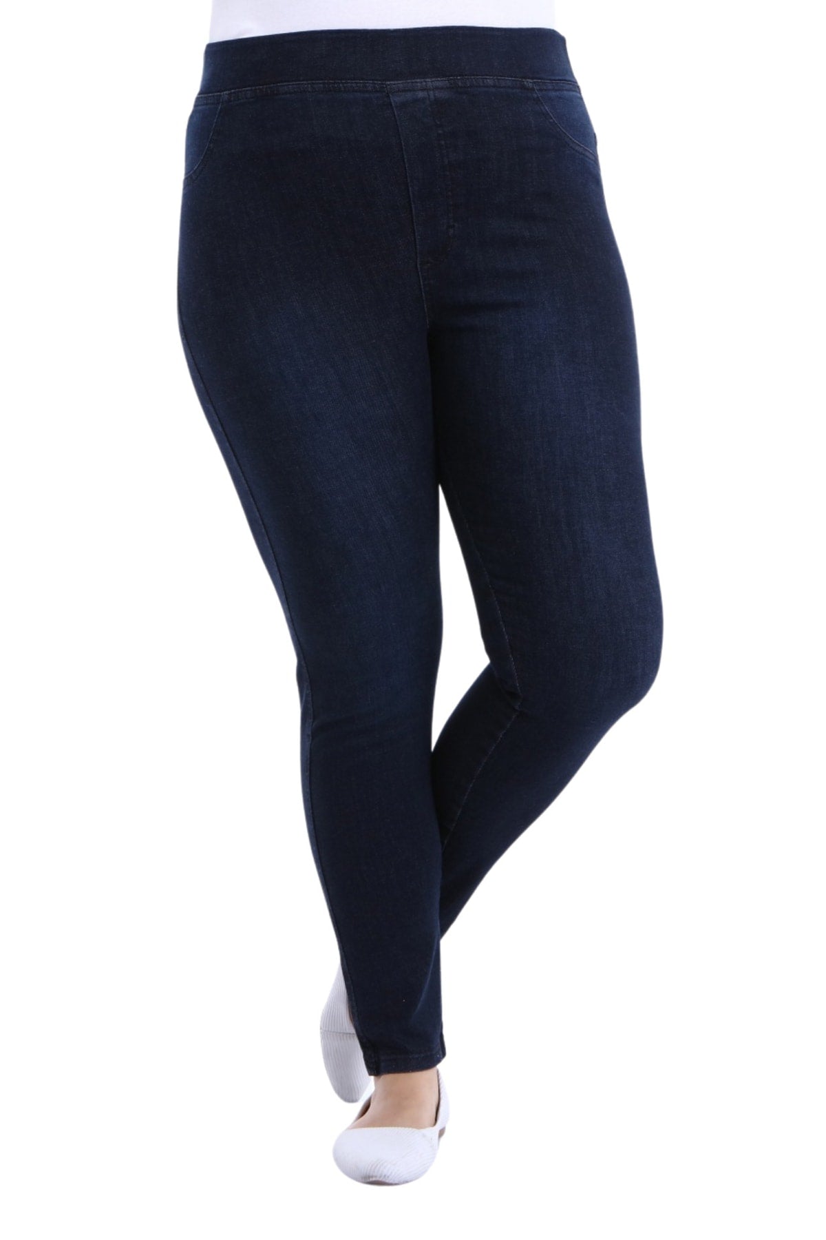 بنطال مقاس كبير AZEM لون أزرق غامق