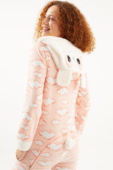 طقم بيجاما Ecrou لون زهري