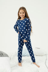 طقم بيجاما Siyah İnci لون أزرق غامق