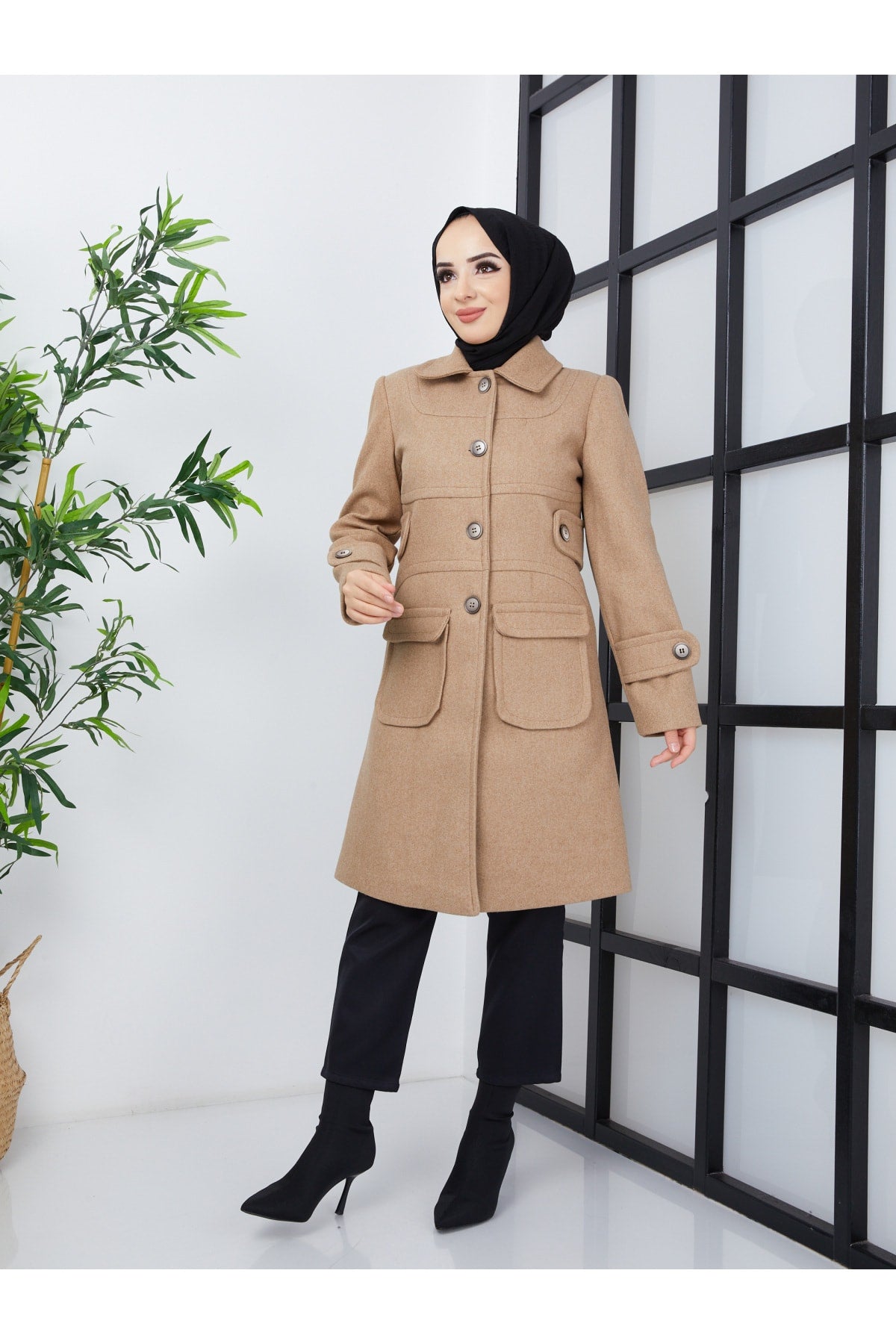 معطف BELLİNA لون بيج