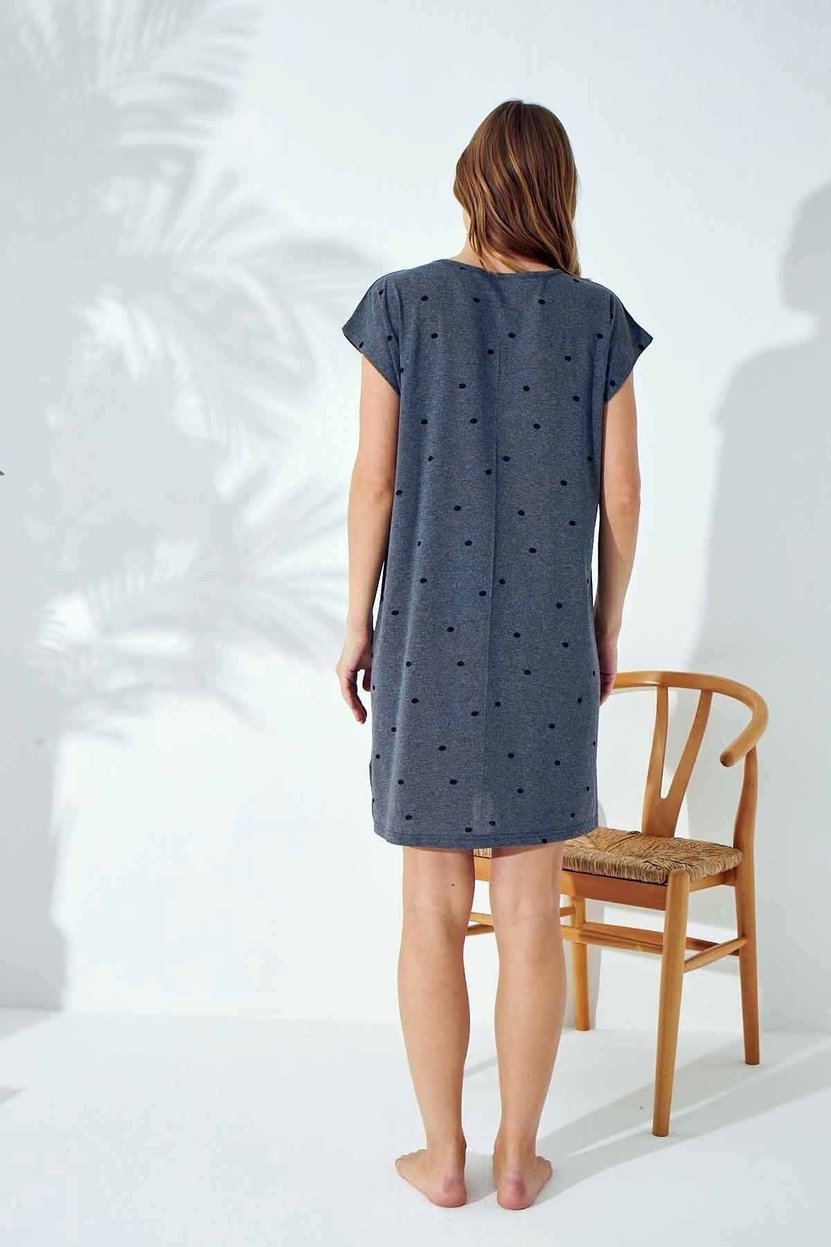 قميص النوم Siyah İnci لون رمادي