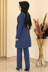 طقم Fashion Showcase لون أزرق غامق