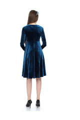 فستان MODA LABİO لون أزرق