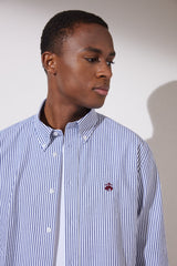 قميص BROOKS BROTHERS لون أزرق غامق