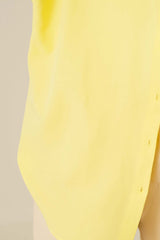 قميص asilmoda لون أصفر