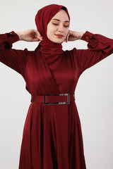 فستان سهرة giz astore لون بوردو