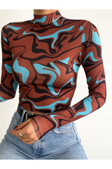 بلوزة alenmoda لون بني