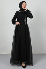فستان سهرة giz astore لون أسود