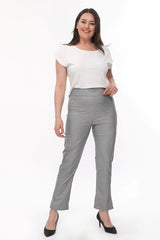 بنطال Curvy Trend لون رمادي